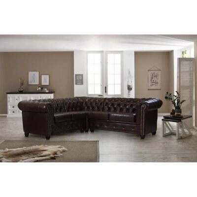 HOME AFFAIRE Rysum L-Form Sofa - Chesterfield HOME AFFAIRE Rysum L-Form Sofa - Chesterfield