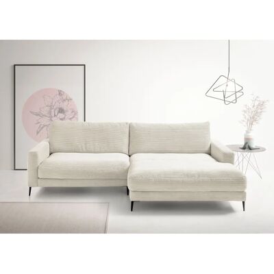 INOSIGN Downtown Cord Recamiere Weiß - Sofa INOSIGN Downtown Cord Recamiere Weiß - Sofa