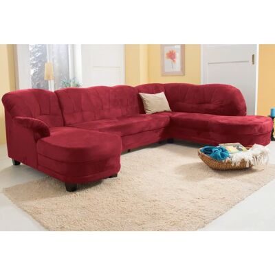 Home affaire Camelita U-Form Bordeaux Sofas - U-förmiger Schlafsofa Home affaire Camelita U-Form Bordeaux Sofas - U-förmiger Schlafsofa