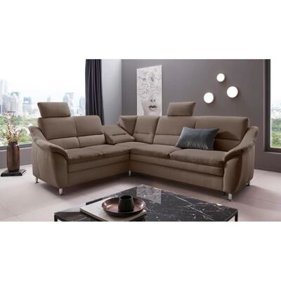 Places of Style Cardoso L-Form Couch - Microfaser, 249x90x209cm Places of Style Cardoso L-Form Couch - Microfaser, 249x90x209cm