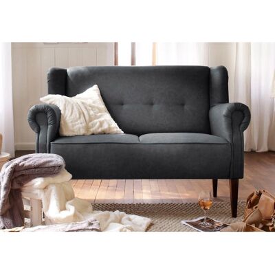 HOME AFFAIRE Moro Grau 2-Sitzer Sofa - Sofa HOME AFFAIRE Moro Grau 2-Sitzer Sofa - Sofa