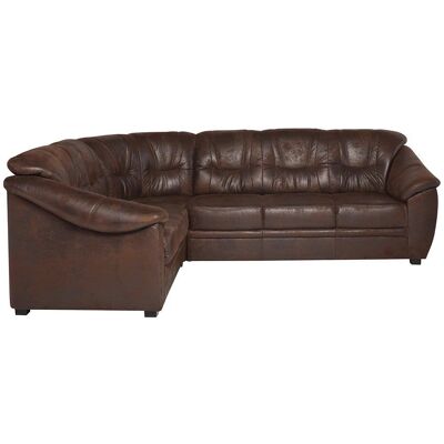 HOME AFFAIRE Savona L-Form Sofa - Microfaser - Made in Europe HOME AFFAIRE Savona L-Form Sofa - Microfaser - Made in Europe