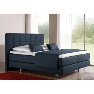 INOSIGN Neon Boxspringbett - Blau, 160x200cm, H3 + H3, 7-Zonen-Schaummatratze INOSIGN Neon Boxspringbett - Blau, 160x200cm, H3 + H3, 7-Zonen-Schaummatratze