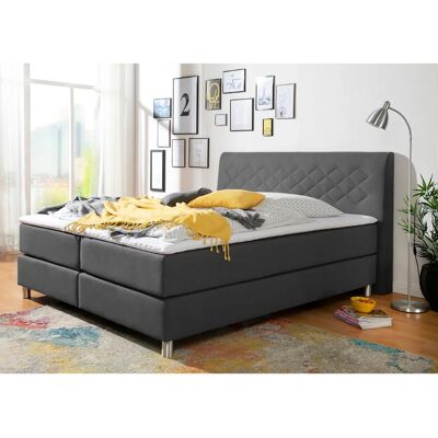 INOSIGN Parla Boxspringbett - Anthrazit, 180x200cm, 4 Farben INOSIGN Parla Boxspringbett - Anthrazit, 180x200cm, 4 Farben