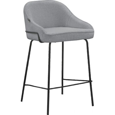 Leonique Puant Sessel - Recycling Polyester, Metall, Grau - 2 Stück Leonique Puant Sessel - Recycling Polyester, Metall, Grau - 2 Stück