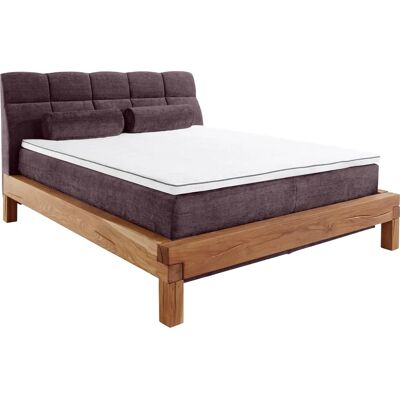 Home Affaire Villads Bett - Lila - Landhausstil - 7-Zonen-Taschenfederkern - Gelschaum-Topper - Massivholzkorpus - 55cm H Home Affaire Villads Bett - Lila - Landhausstil - 7-Zonen-Taschenfederkern - Gelschaum-Topper - Massivholzkorpus - 55cm H