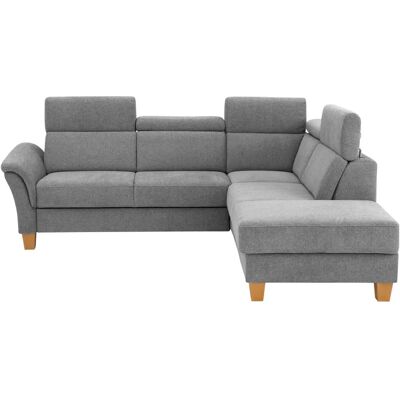HOME AFFAIRE Conville L-Form Grau Stoffsofa - Couch HOME AFFAIRE Conville L-Form Grau Stoffsofa - Couch