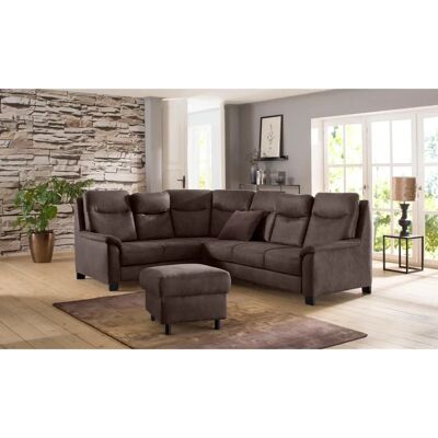 Home affaire Boccaccio Mikrofaser Ecksofa - Modernes Design - Komfortabel - Made in Europe Home affaire Boccaccio Mikrofaser Ecksofa - Modernes Design - Komfortabel - Made in Europe