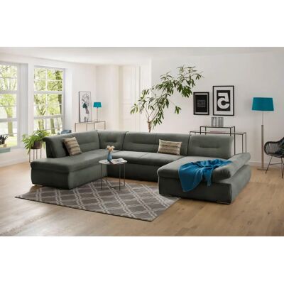 INOSIGN Avesa U-Form Sofa - Dunkelgrün mit Relax- und Schlaffunktion INOSIGN Avesa U-Form Sofa - Dunkelgrün mit Relax- und Schlaffunktion