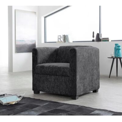 INOSIGN Bob Cocktailsessel - Microfaser Sessel in Anthrazit INOSIGN Bob Cocktailsessel - Microfaser Sessel in Anthrazit