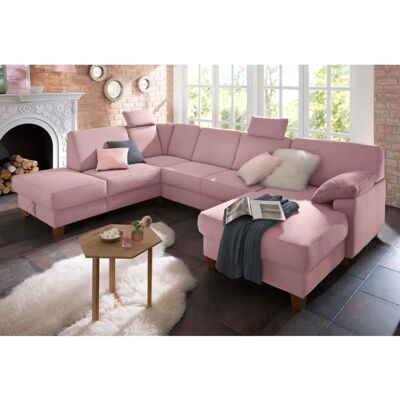 Home affaire Belfort U-Form Sofa - Microfaser Vintageoptik Home affaire Belfort U-Form Sofa - Microfaser Vintageoptik