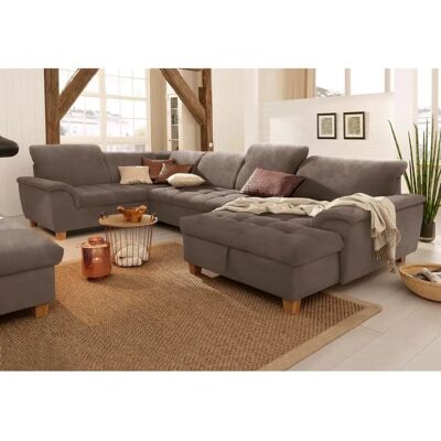 Home affaire Lyla U-Form Sofa - Mikrofaser - 352cm Home affaire Lyla U-Form Sofa - Mikrofaser - 352cm