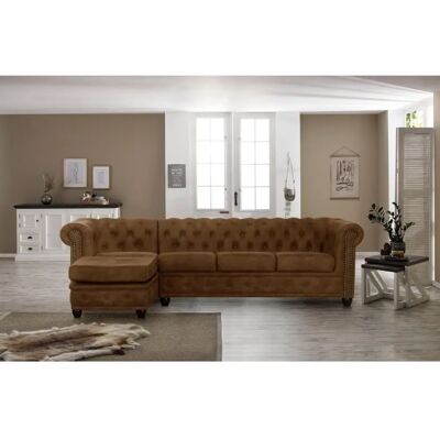 HOME AFFAIRE Rysum Microfaser-Sofa im Lederoptik - Chesterfield HOME AFFAIRE Rysum Microfaser-Sofa im Lederoptik - Chesterfield