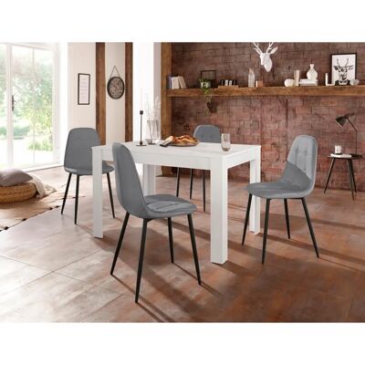 INOSIGN Essgruppe - 120 cm Grau Möbel INOSIGN Essgruppe - 120 cm Grau Möbel