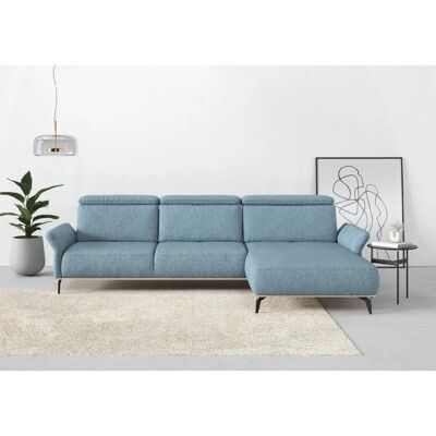 Places of Style Fjord L-Form Sofa - Blau, 324x93x184cm Places of Style Fjord L-Form Sofa - Blau, 324x93x184cm