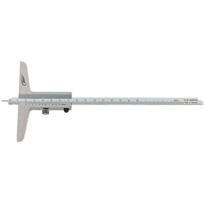 Helios Preisser Tiefenmessschieber - 150mm, Edelstahl, DIN 862 Helios Preisser Tiefenmessschieber - 150mm, Edelstahl, DIN 862