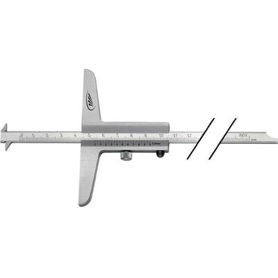 Helios Preisser Tiefenmessschieber - 200mm, 8x3mm, Doppelsteg Helios Preisser Tiefenmessschieber - 200mm, 8x3mm, Doppelsteg