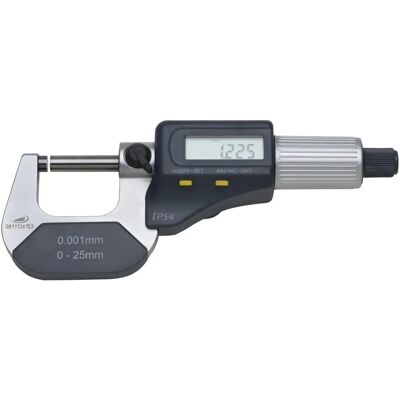 HELIOS PREISSER Digital Mikrometer - 0-25mm - Absolut/Relativ HELIOS PREISSER Digital Mikrometer - 0-25mm - Absolut/Relativ