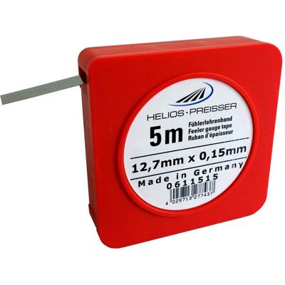 Helios Preisser Messlehre - Fühlerlehrenband 0,15 mm, 5 m, 13 mm Helios Preisser Messlehre - Fühlerlehrenband 0,15 mm, 5 m, 13 mm