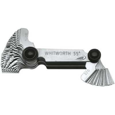 Helios Preisser Modell 052 - Gewindeschablone, Metrisch & Whitworth - 52 Blätter Helios Preisser Modell 052 - Gewindeschablone, Metrisch & Whitworth - 52 Blätter