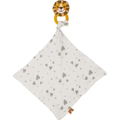 Die Spiegelburg Löwen Silikon Beißring mit Schnuffeltuch - BabyGlück Die Spiegelburg Löwen Silikon Beißring mit Schnuffeltuch - BabyGlück