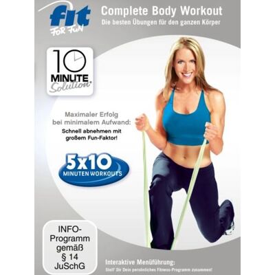 Fit for Fun - 10-Minuten Lösung - Komplett Körpertraining DVD - Amy Bento Fit for Fun - 10-Minuten Lösung - Komplett Körpertraining DVD - Amy Bento