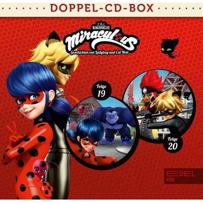 Miraculous - Ladybug & Cat Noir - Doppel-CD-Box (Folgen 19 & 20) Miraculous - Ladybug & Cat Noir - Doppel-CD-Box (Folgen 19 & 20)
