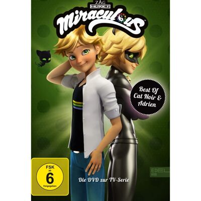 Miraculous - Lo Mejor de Gato Noir y Adrien - Caja de DVD - Serie TV - Desde 6 años Miraculous - Lo Mejor de Gato Noir y Adrien - Caja de DVD - Serie TV - Desde 6 años