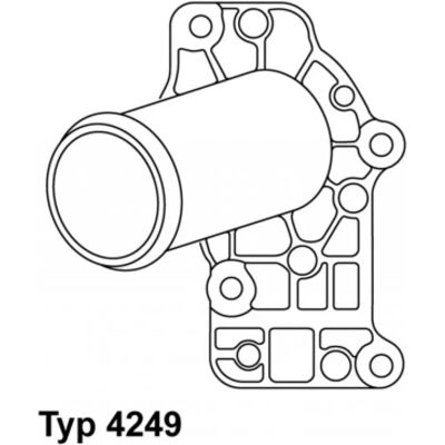 Wahler 4249.83D Termostat - 83°C, tætning, Porsche Wahler 4249.83D Termostat - 83°C, tætning, Porsche