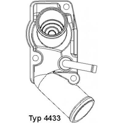 Wahler 4433.92D Termostat - 92°C med tætningsring for Opel/Vauxhall Wahler 4433.92D Termostat - 92°C med tætningsring for Opel/Vauxhall