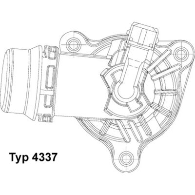 WAHLER 4337.105D Thermostat - 105°C, includes seal, suitable for BMW WAHLER 4337.105D Thermostat - 105°C, includes seal, suitable for BMW