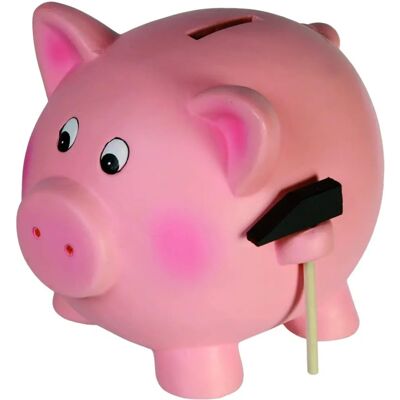Out of the Blue Terracotta Piggy Bank with Hammer - 21cm Out of the Blue Terracotta Piggy Bank with Hammer - 21cm
