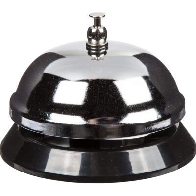 Bakaji Rostfritt Stål Hotellreception Ringklocka - 8cm Bakaji Rostfritt Stål Hotellreception Ringklocka - 8cm