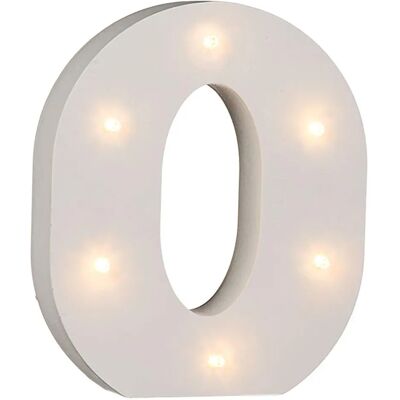 Luce a lettera LED - 16cm - Alimentata a batteria Luce a lettera LED - 16cm - Alimentata a batteria
