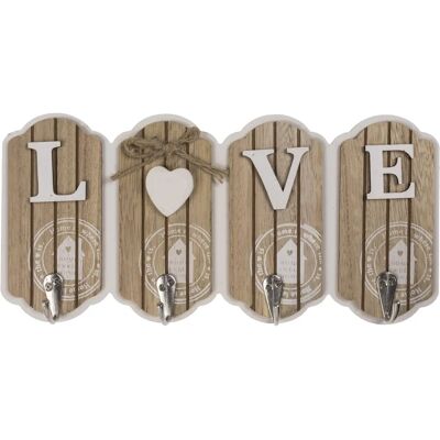 LGVSHOPPING Love Sleutelhanger Wandmontage 15x30cm LGVSHOPPING Love Sleutelhanger Wandmontage 15x30cm