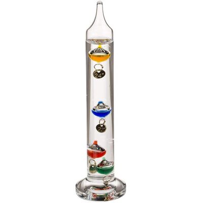 Out of the Blue Galileo Thermometer - 18cm, Thermometer + Hygrometer Out of the Blue Galileo Thermometer - 18cm, Thermometer + Hygrometer
