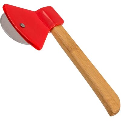 Coupe-pizza Axe - Rouge - Poignée en bois ergonomique Coupe-pizza Axe - Rouge - Poignée en bois ergonomique