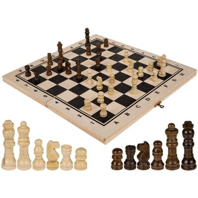 Out of the Blue Holz Schachbrett 34cm - Familienspiel & Strategie Out of the Blue Holz Schachbrett 34cm - Familienspiel & Strategie
