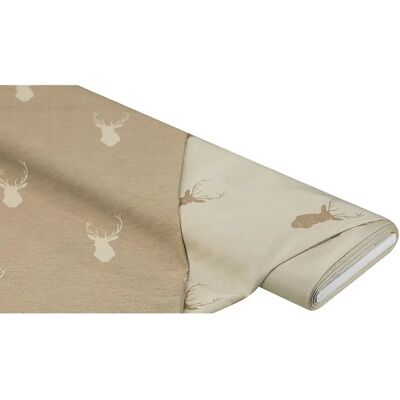 Buttinette - Jacquard Hirsch - natur/beige Buttinette - Jacquard Hirsch - natur/beige