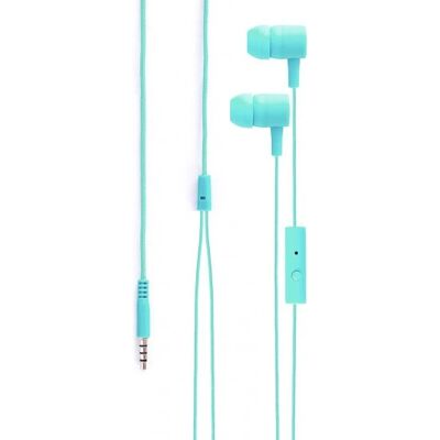 Xqisit iE H20 - Casque intra-auriculaire filaire - Turquoise - Publicité Xqisit iE H20 - Casque intra-auriculaire filaire - Turquoise - Publicité