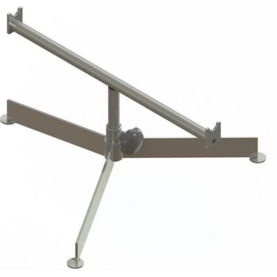 Support Dreibein für 600 mm Schienenbreite - 210-350 mm höhenverstellbar Support Dreibein für 600 mm Schienenbreite - 210-350 mm höhenverstellbar