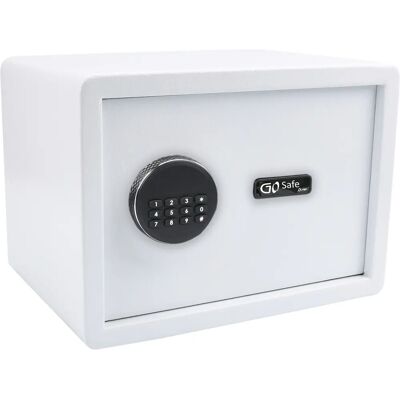 Olympia GOsafe 2.0 / 110 Coffre-fort autoportant 16 L Blanc Cuir - Coffre-fort - Publicité Olympia GOsafe 2.0 / 110 Coffre-fort autoportant 16 L Blanc Cuir - Coffre-fort - Publicité