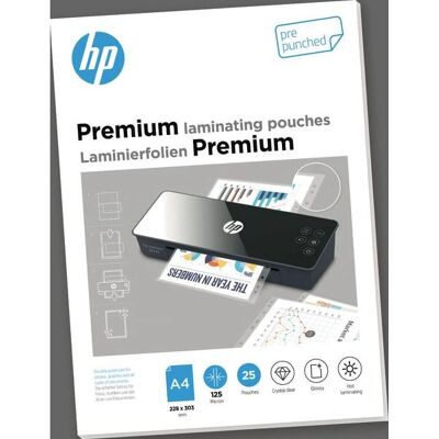 Pochettes de laminage HP Premium - A4 - 125 Microns - Pack de 25 Pochettes de laminage HP Premium - A4 - 125 Microns - Pack de 25
