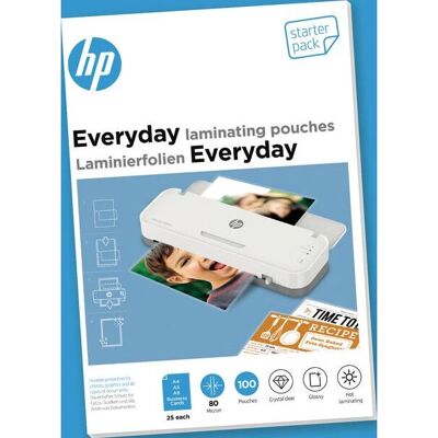 HP Laminierhüllen - Transparent - 80 Mikron - 100 Stück HP Laminierhüllen - Transparent - 80 Mikron - 100 Stück