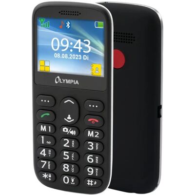 Olympia Sun 2222 Téléphone Portable Noir - Résistant, Dual SIM, Caméra Olympia Sun 2222 Téléphone Portable Noir - Résistant, Dual SIM, Caméra