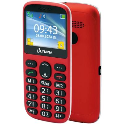 Olympia SUN ROT Mobiltelefon - Senioren, 2,31 Zoll, Rot Olympia SUN ROT Mobiltelefon - Senioren, 2,31 Zoll, Rot