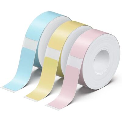 OLYMPIA 6314 - Etikettenrolle - Rosa, Blau, Gelb - 14x40mm - 3er-Pack OLYMPIA 6314 - Etikettenrolle - Rosa, Blau, Gelb - 14x40mm - 3er-Pack