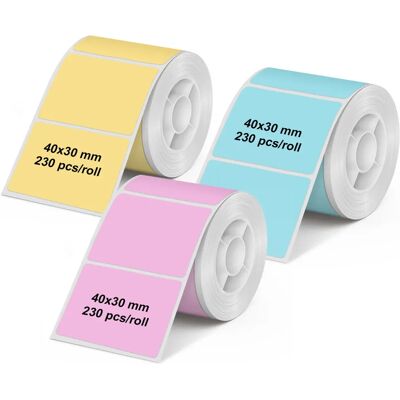 Olympia 6323 Flerfarvet Selvklæbende Labels - 40mm x 30mm Olympia 6323 Flerfarvet Selvklæbende Labels - 40mm x 30mm