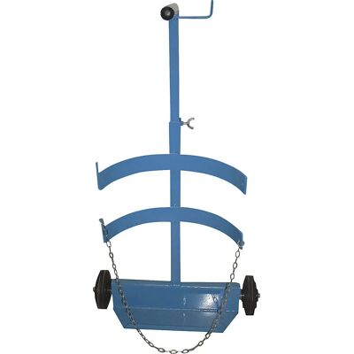 kaiserkraft Carro para bombonas - Hasta 11kg, Acero, Azul kaiserkraft Carro para bombonas - Hasta 11kg, Acero, Azul