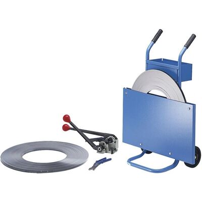Kit de Correas de Acero Kaiser Kraft - Pesado, 16mm, Ajustable, Dispensador Móvil Kit de Correas de Acero Kaiser Kraft - Pesado, 16mm, Ajustable, Dispensador Móvil